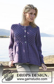Free patterns - Damskie rozpinane swetry / DROPS 110-22