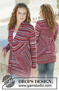 Free patterns - Damskie rozpinane swetry / DROPS 111-1
