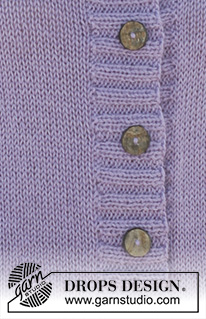 Free patterns - Proste rozpinane swetry / DROPS 112-30
