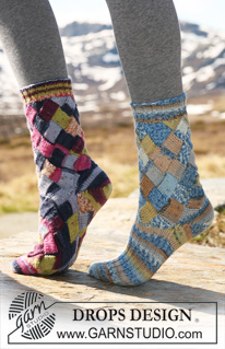 Free patterns - Naisen sukat / DROPS 114-19