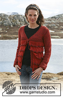 Free patterns - Damskie rozpinane swetry / DROPS 114-27
