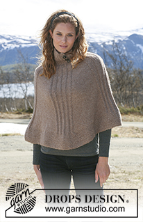 Free patterns - Poncho's voor dames / DROPS 114-32