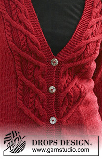 Free patterns - Damskie rozpinane swetry / DROPS 114-9