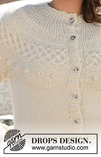 Free patterns - Damskie rozpinane swetry / DROPS 115-31