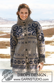 Free patterns - Damskie rozpinane swetry / DROPS 116-30
