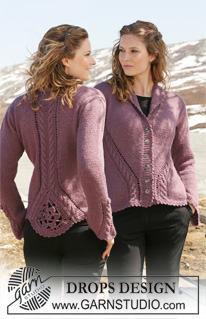 Free patterns - Damskie rozpinane swetry / DROPS 117-1