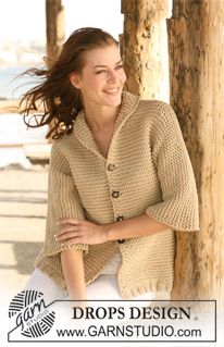 Free patterns - Proste rozpinane swetry / DROPS 118-40