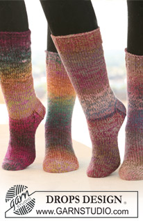 Free patterns - Naisen sukat / DROPS 122-23