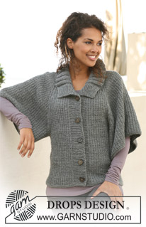 Free patterns - Rozpinane swetry z krótkim rękawem / DROPS 122-31