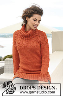 Free patterns - Damskie swetry przez głowę / DROPS 122-8