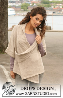 Free patterns - Proste rozpinane swetry / DROPS 123-2