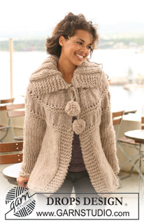Free patterns - Damskie rozpinane swetry / DROPS 123-37