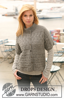 Free patterns - Damskie rozpinane swetry / DROPS 125-28