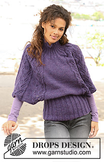 Free patterns - Poncho's voor dames / DROPS 126-30