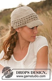 Free patterns - Casquettes / DROPS 127-45