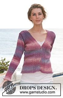 Free patterns - Damskie rozpinane swetry / DROPS 130-21
