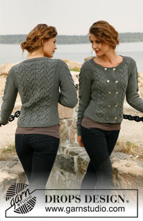 Free patterns - Damskie rozpinane swetry / DROPS 131-3