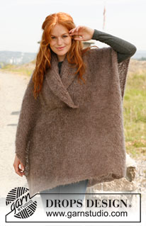 Free patterns - Poncho's voor dames / DROPS 132-21