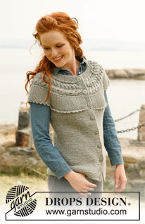 Free patterns - Rozpinane swetry z krótkim rękawem / DROPS 133-3