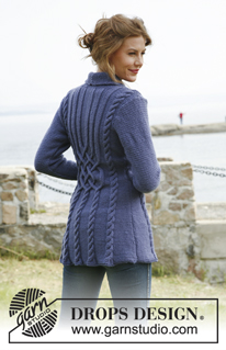 Free patterns - Damskie rozpinane swetry / DROPS 134-1