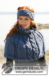 Free patterns - Poncho's voor dames / DROPS 134-24