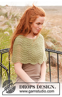 Free patterns - Poncho's voor dames / DROPS 136-9