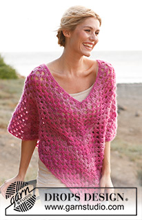 Free patterns - Poncho's voor dames / DROPS 137-25