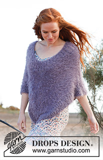 Free patterns - Poncho's voor dames / DROPS 137-26