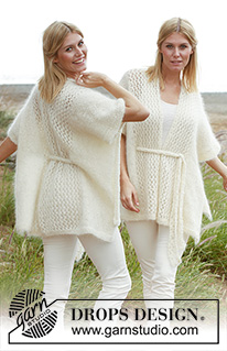 Free patterns - Poncho's voor dames / DROPS 138-19