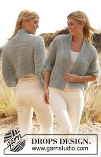 Free patterns - Rozpinane swetry z krótkim rękawem / DROPS 138-20