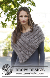 Free patterns - Poncho's voor dames / DROPS 140-46