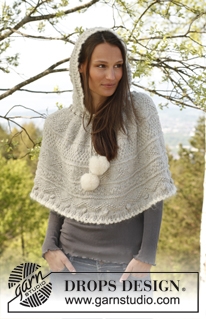 Free patterns - Poncho's voor dames / DROPS 141-22