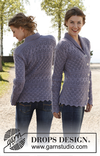 Free patterns - Damskie rozpinane swetry / DROPS 141-6