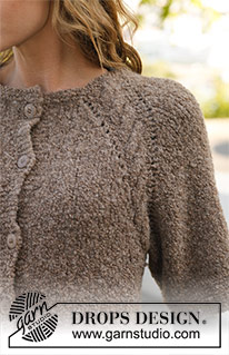 Free patterns - Damskie rozpinane swetry / DROPS 142-26
