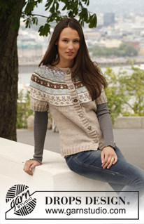 Free patterns - Rozpinane swetry z krótkim rękawem / DROPS 142-7