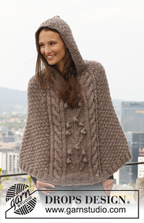 Free patterns - Poncho's voor dames / DROPS 143-18