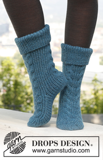 Free patterns - Chaussons / DROPS 143-34