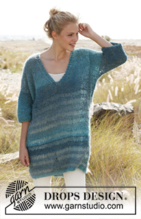 Free patterns - Proste swetry / DROPS 145-10