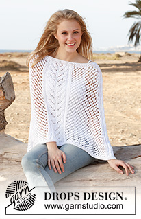 Free patterns - Poncho's voor dames / DROPS 145-13