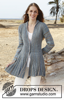 Free patterns - Damskie rozpinane swetry / DROPS 145-23