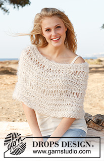 Free patterns - Poncho's voor dames / DROPS 146-19