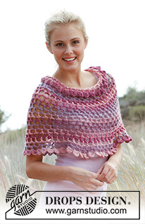 Free patterns - Poncho's voor dames / DROPS 148-22