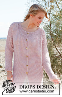 Free patterns - Proste rozpinane swetry / DROPS 148-35
