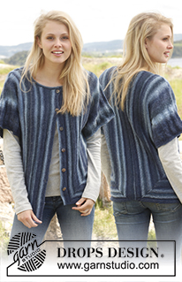 Free patterns - Rozpinane swetry z krótkim rękawem / DROPS 149-34