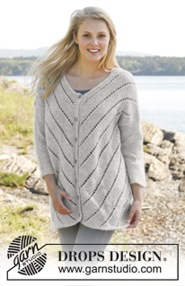 Free patterns - Damskie rozpinane swetry / DROPS 149-4