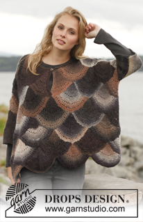 Free patterns - Poncho's voor dames / DROPS 149-42