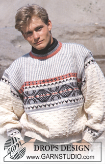 Free patterns - Męskie swetry przez głowę / DROPS 15-1