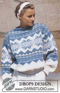 Free patterns - Damskie norweskie swetry / DROPS 15-17