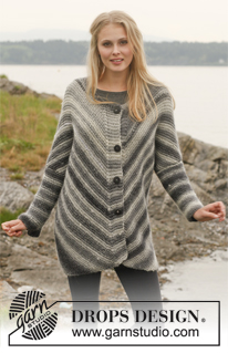 Free patterns - Damskie rozpinane swetry / DROPS 150-22
