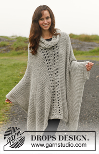 Free patterns - Poncho's voor dames / DROPS 150-36